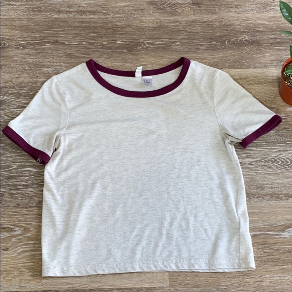 Plain crop top